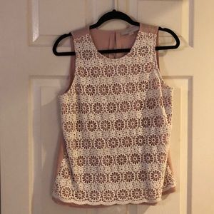 Loft Embroidered Top